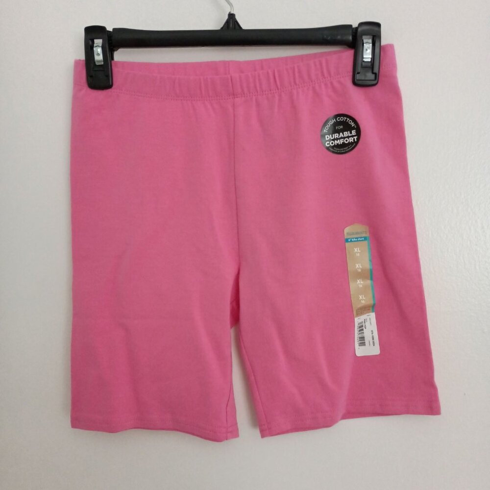 NWT Thereabouts girls barbie pink bike shorts size XL